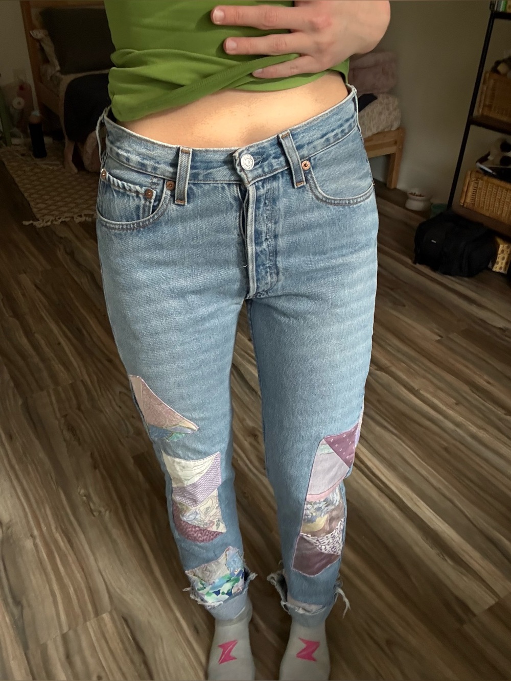 Levi’s patchwork jeans - Picture 3 of 5